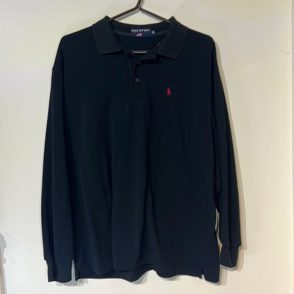 Ralph Lauren Polo Sport Long Sleeve Mens Collared Shirt
